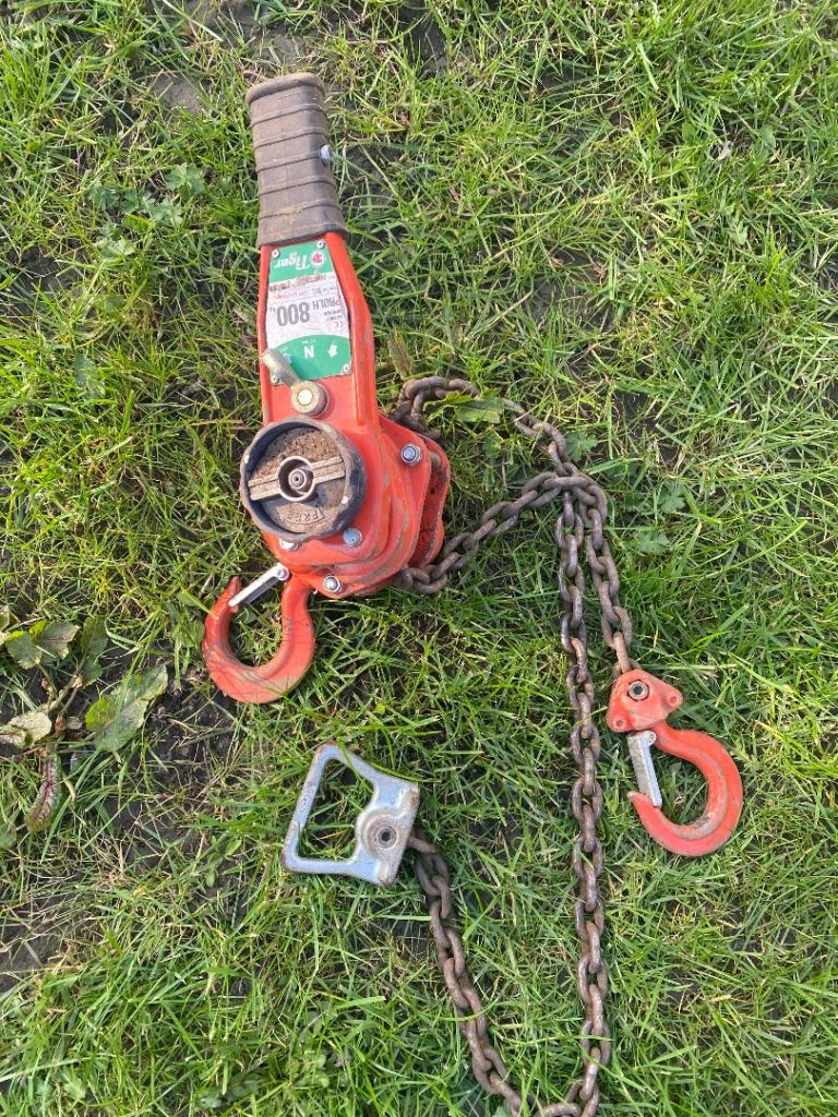 Block an tackle lifting aid 