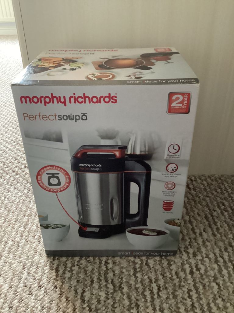 Brand New Morphy Richards Soup Maker