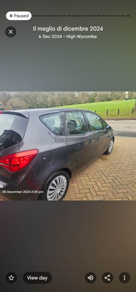 Vauxhall, MERIVA, MPV, 2011, Manual, 1398 (cc), 5 doors