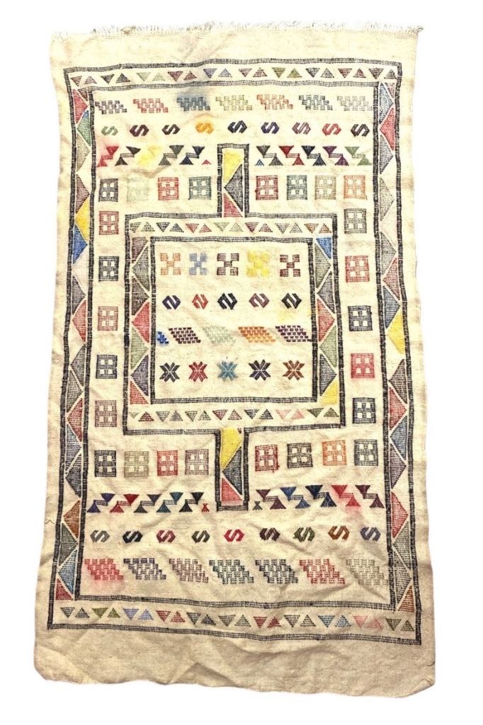 Moroccan wool rug