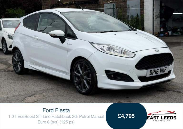 2016 Ford Fiesta 1.0T EcoBoost ST-Line Hatchback 3dr Petrol Manual Euro 6 (s/s) (125 ps) Hatchbac...