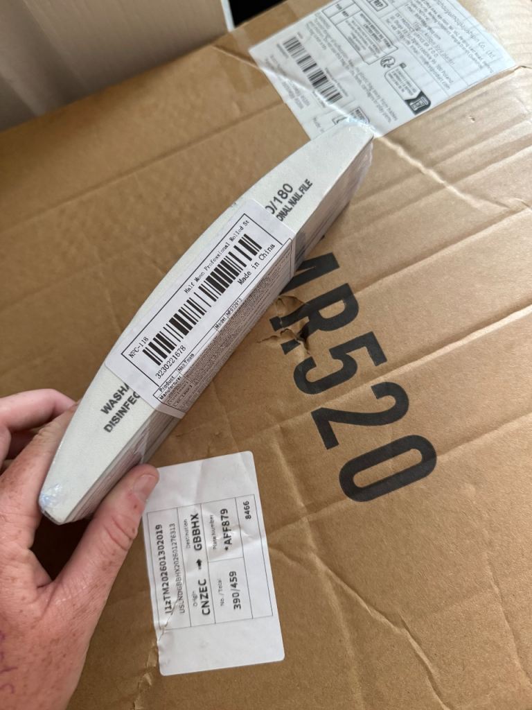 New Nail Files - 100/180 Grit, Disinfectable