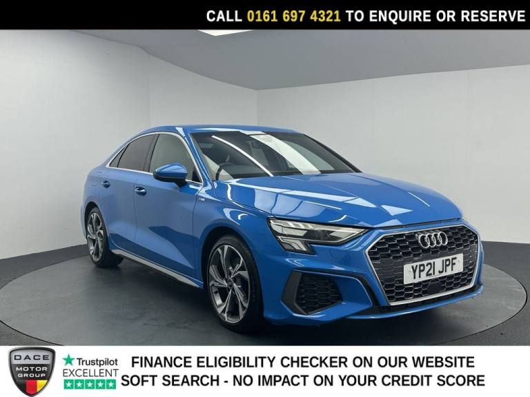 2021 Audi A3 1.5 TFSI 35 S line Saloon 4dr Petrol S Tronic Euro 6 (s/s) (150 ps) Saloon Petrol Au...