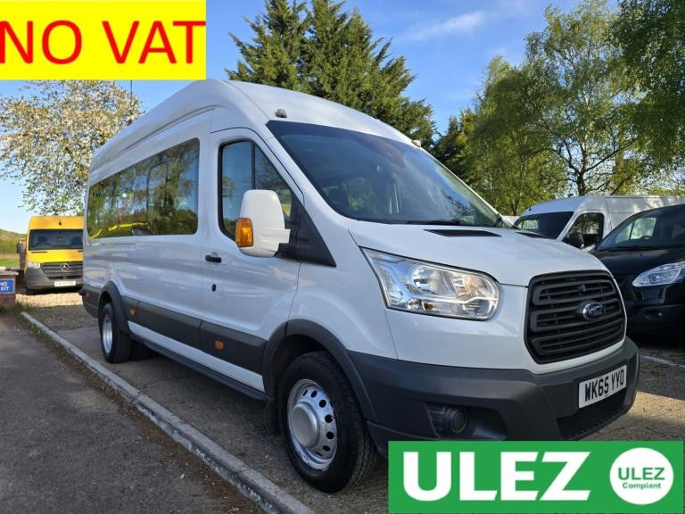 2015 Ford Transit 2.2 TDCi 460 HDT Minibus L4 XLWB 17 SEATER SEATS (ULEZ FREE) NA Diesel Manual