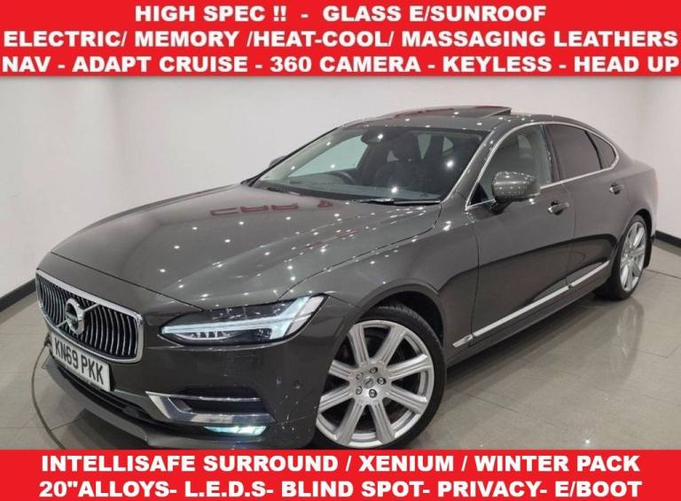 2019 69 VOLVO S90 2.0 T5 INSCRIPTION PLUS SALOON AUTO EURO 6 (S/S) (250 PS)
