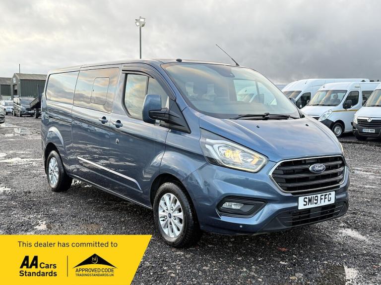 2019 Ford Transit Custom 2.0 EcoBlue 130ps Low Roof D/Cab Limited Van PANEL VAN DIESEL Manual