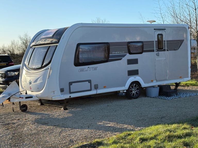 Swift Sterling elite 4 berth caravan bunk beds dinette mover alde heating