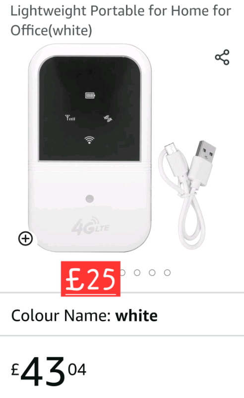 4g portable WiFi Router 150meg open network rechargeable battery new