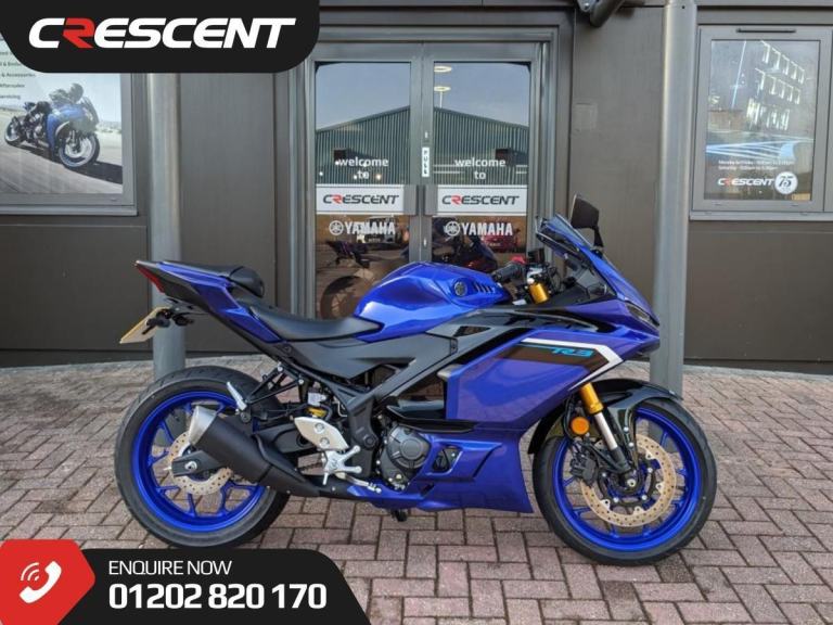 YAMAHA YZF-R3 2026 - ICON BLUE- UPDATED LATEST MODEL- TAIL TIDY - ONLY 308 MILES