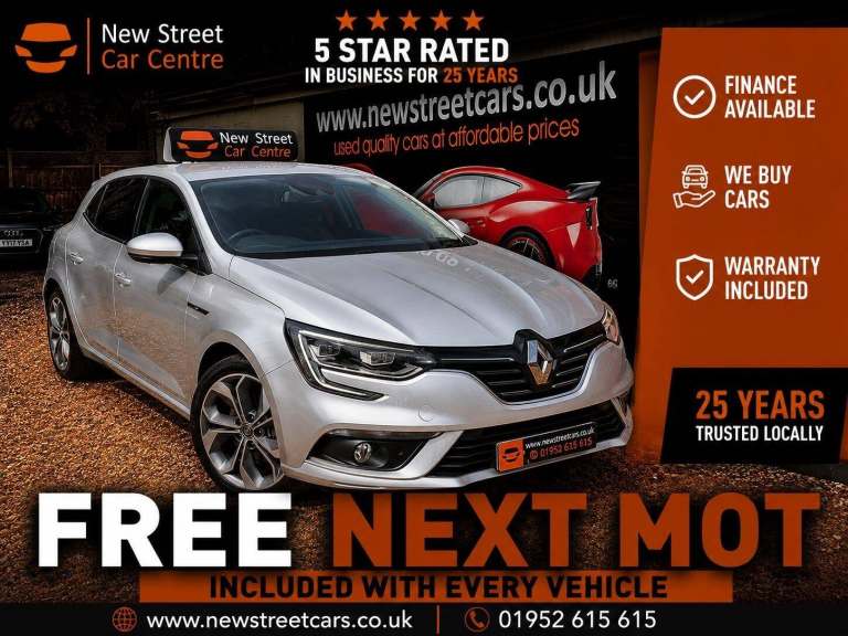 2017 Renault Megane 1.6 dCi Signature Nav Euro 6 (s/s) 5dr HATCHBACK Diesel Manual