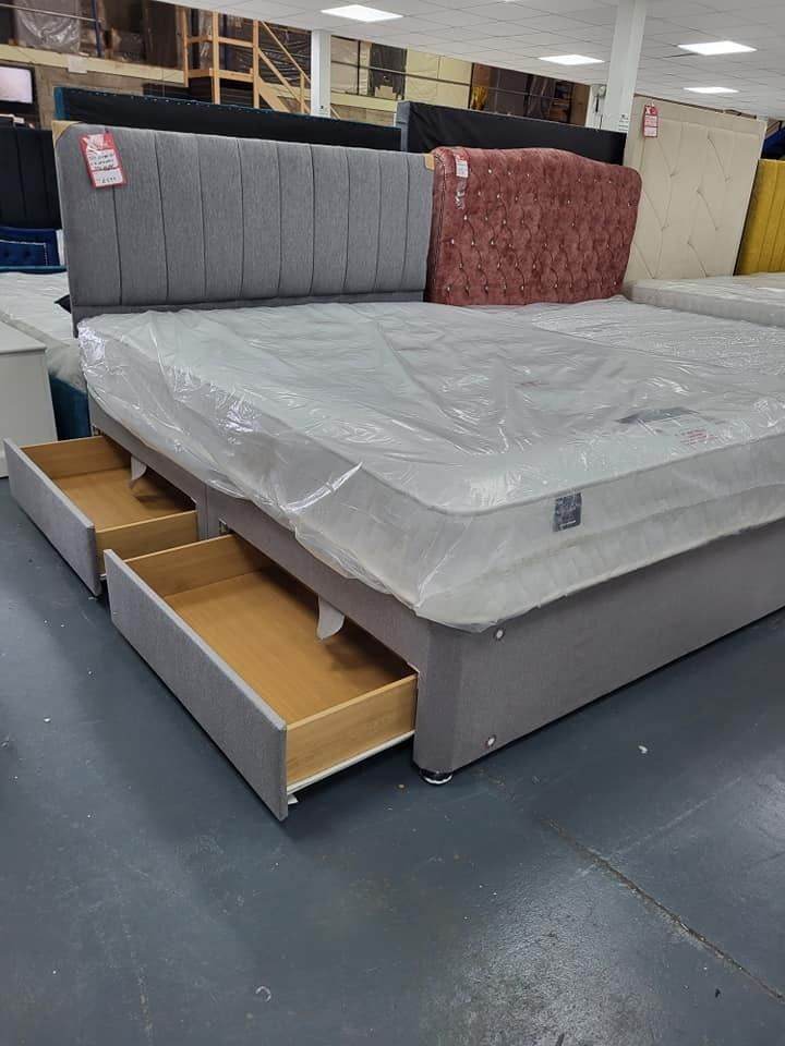 ]] Super King Divan 2/4 Drawers Storage Bed – Same Day Dispatch ]]
