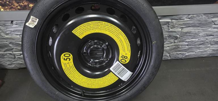 Audi VW Skoda Seat Space Saver Spare Genuine 20 Wheel & Tyre T 145 60 20 Hankook