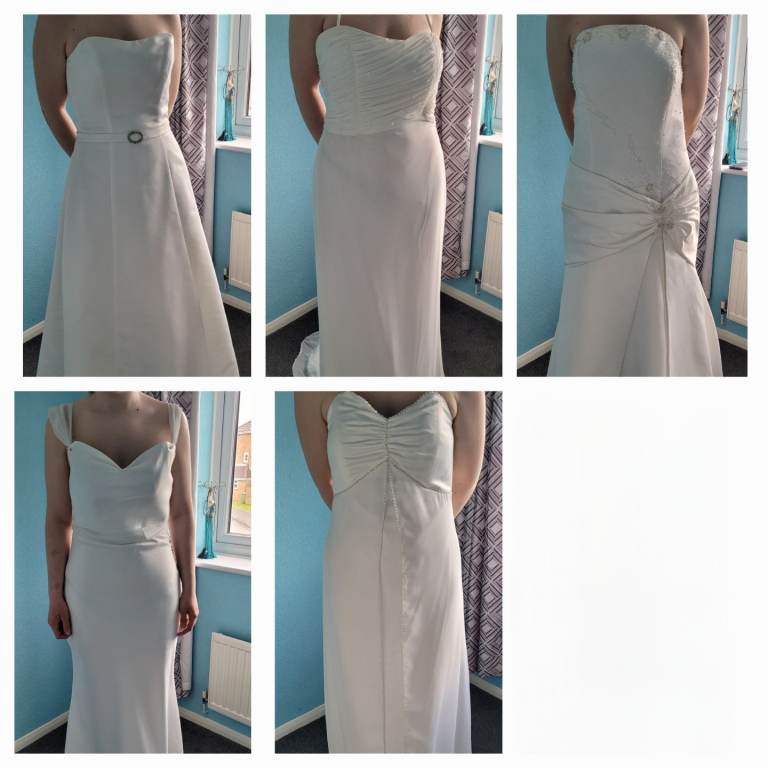 Job lot of 9 Wedding Dresses 