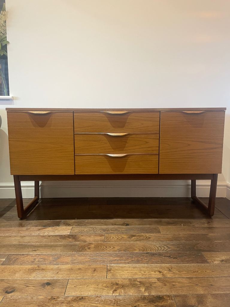 Mid Century Teak Europa Furniture Sideboard – Sleek & Stylish