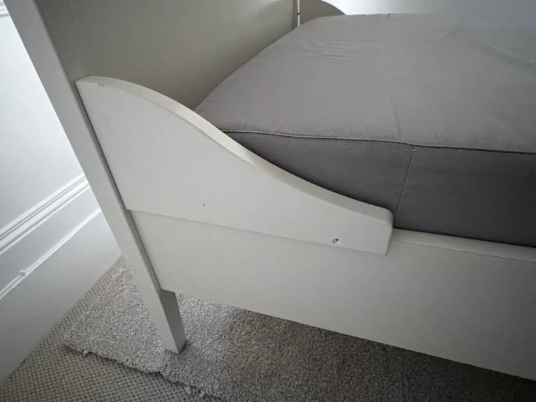 Single Bed & Mattress: Ikea Visdalen