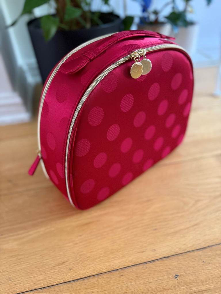 Estée Lauder Large Red Travel Make Up Case/Bag - New