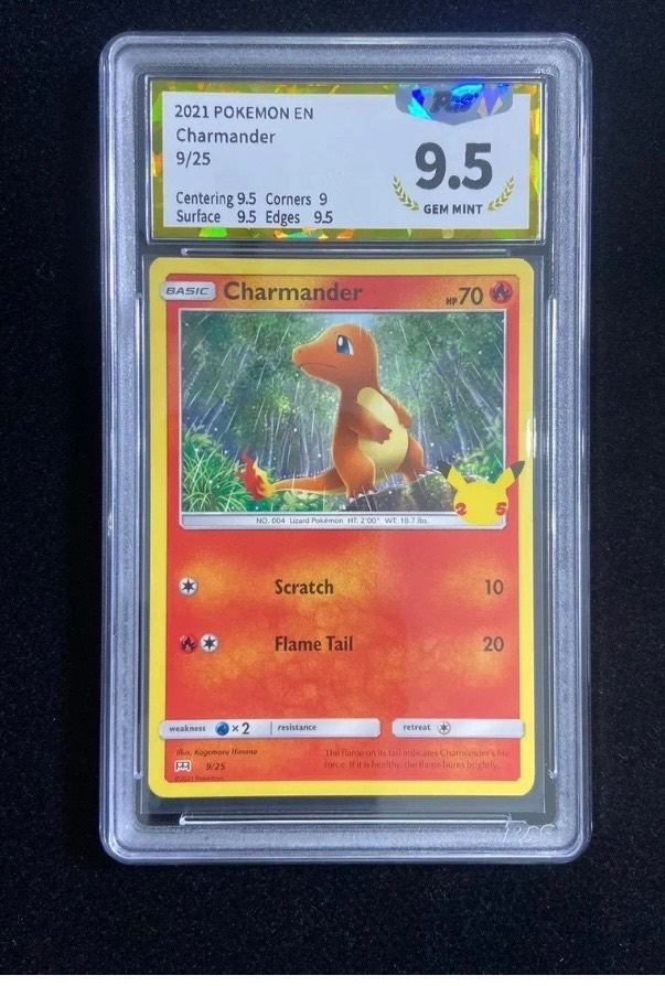 2021 Pokemon TCG English McDonald's Collection Charmander 9/25 Holo