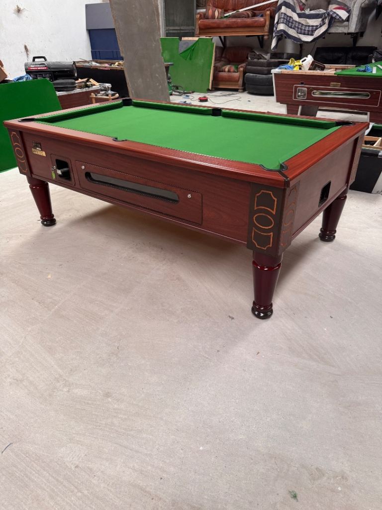 Ascot Pool Table • 7x4ft 🎱 Free Delivery & installation 🚚 coin operated - set to free play 