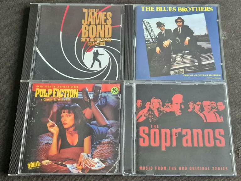 CD SOUNDTRACKS X 4.