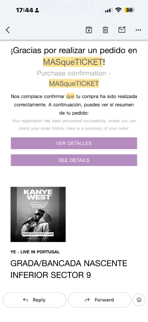 KANYE (YE) tour - Portugal (7th August 26)