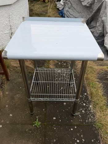BRAND NEW STAINLESS STEEL TABLE-EDINBURGH