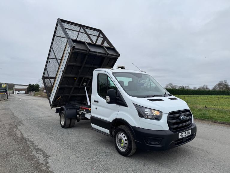Ford Transit 2.0 350 EcoBlue HD Leader tipper cage Aircon 2dr Diesel ... 2022/72