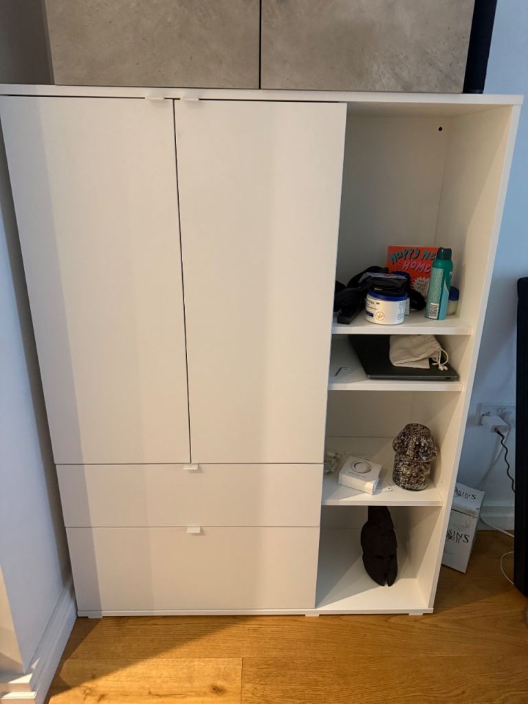 IKEA VIHALIS White Wardrobe (New!!)