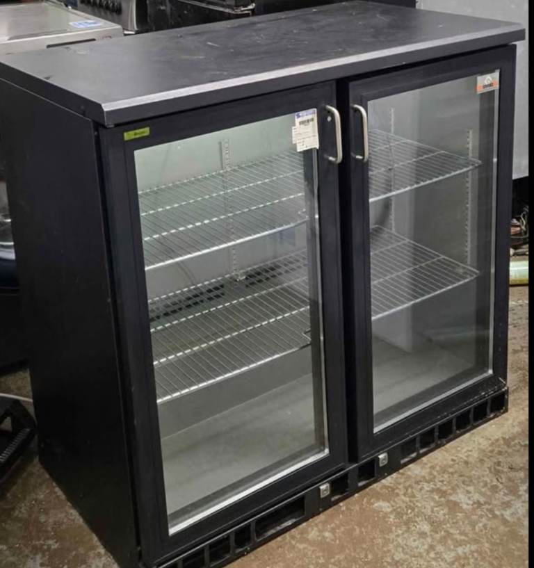 Gamko Back Bar Bottle Cooler (Double Door) Under-counter Drinks Fridge, 2x Available, 