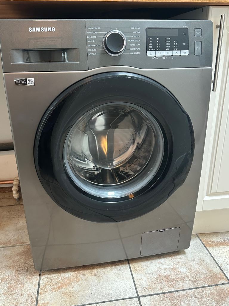 Samsung Series 5 Ecobubble 9kg Washing Machine 1400rpm – Graphite for Sale
