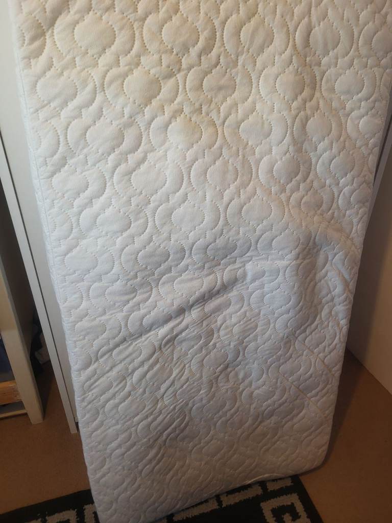 White Cot Mattress – Good Condition