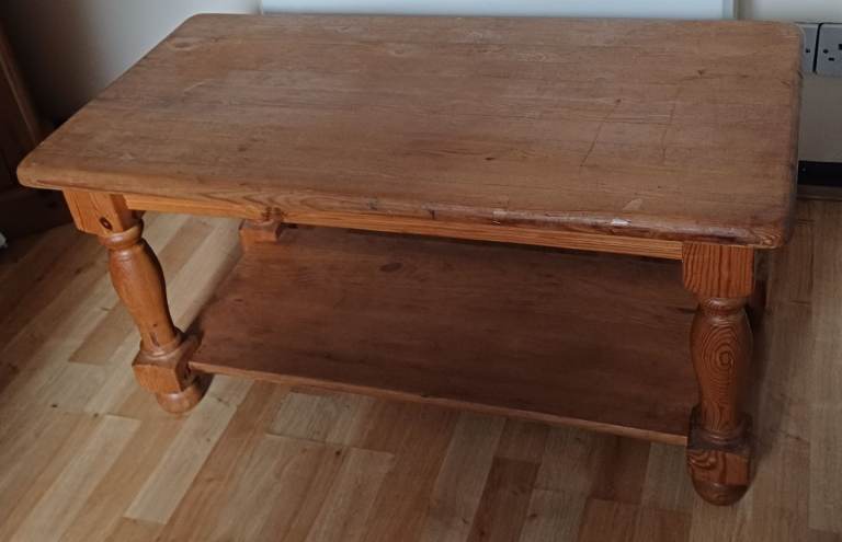 Solid Pine coffee table