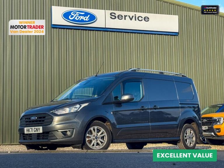 2021 Ford Transit Connect LWB L2H1 Low Roof Limited 240 Air Con Alloys Sensors EURO 6 Panel Van D...