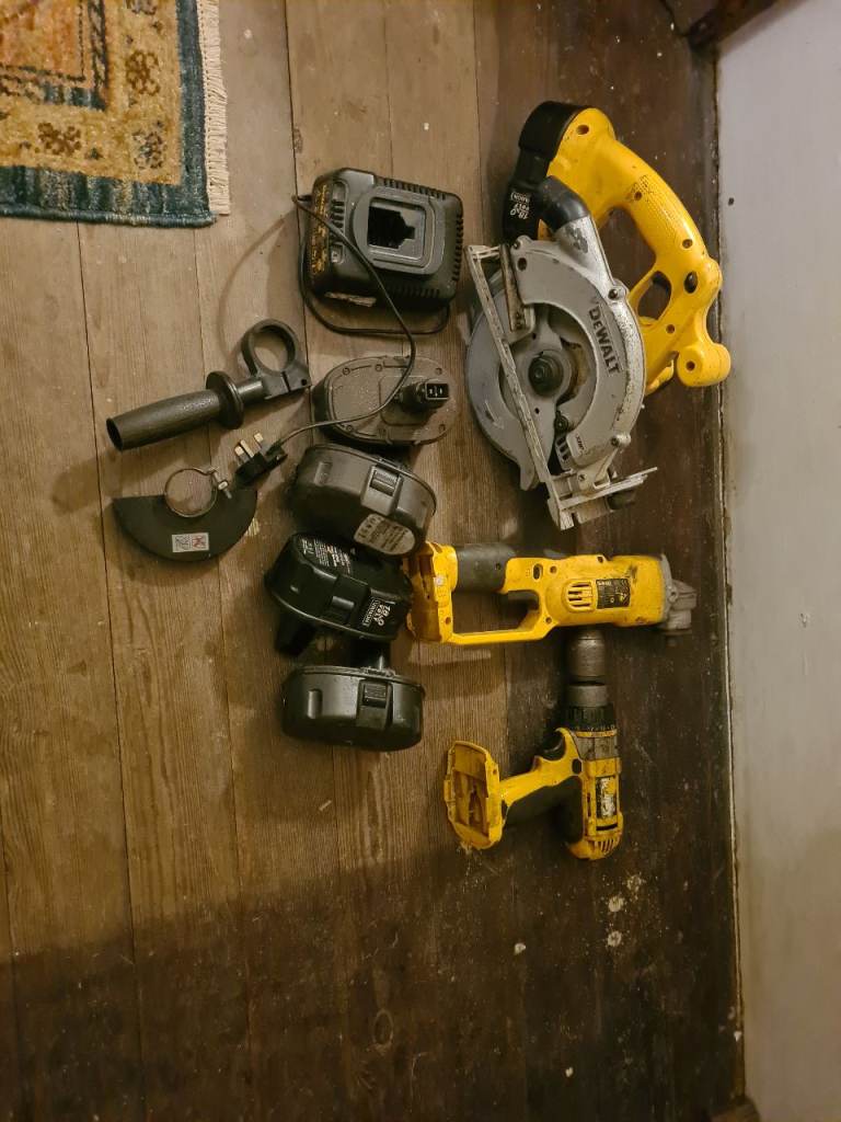 Power tools dewalt angle grinder curculat saw drill