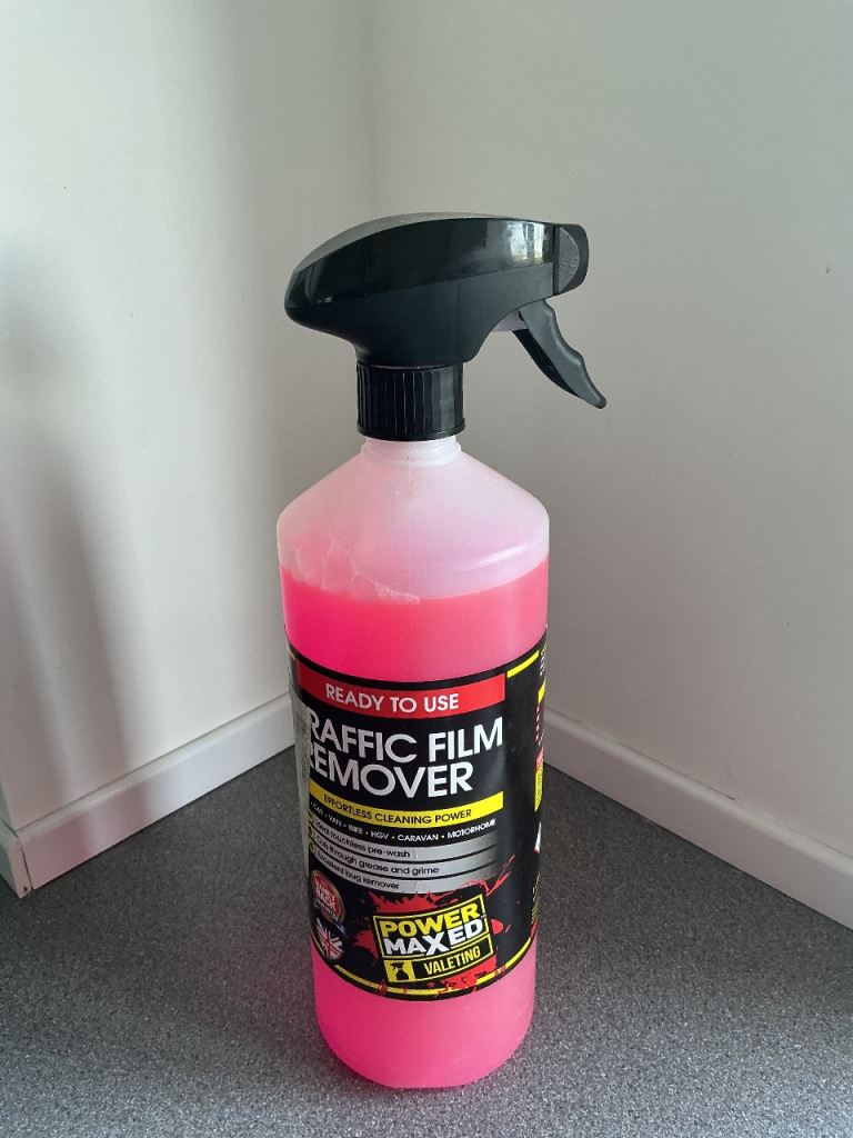 NEW Power Maxed Traffic Film Remover