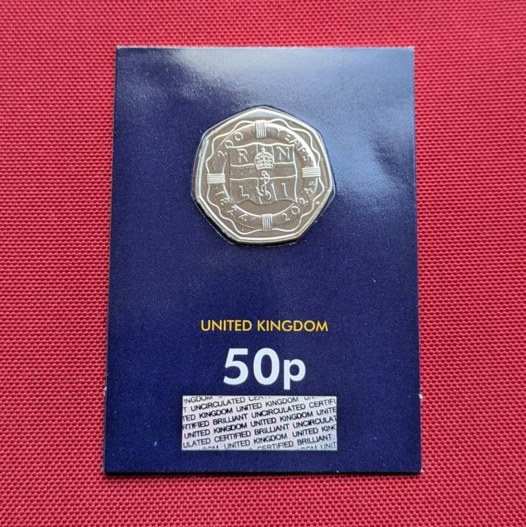 ♥NEW♥ 50p 2024 - RNLI Royal National Lifeboat Institute UNCIRCULATED Fifty Pence coin