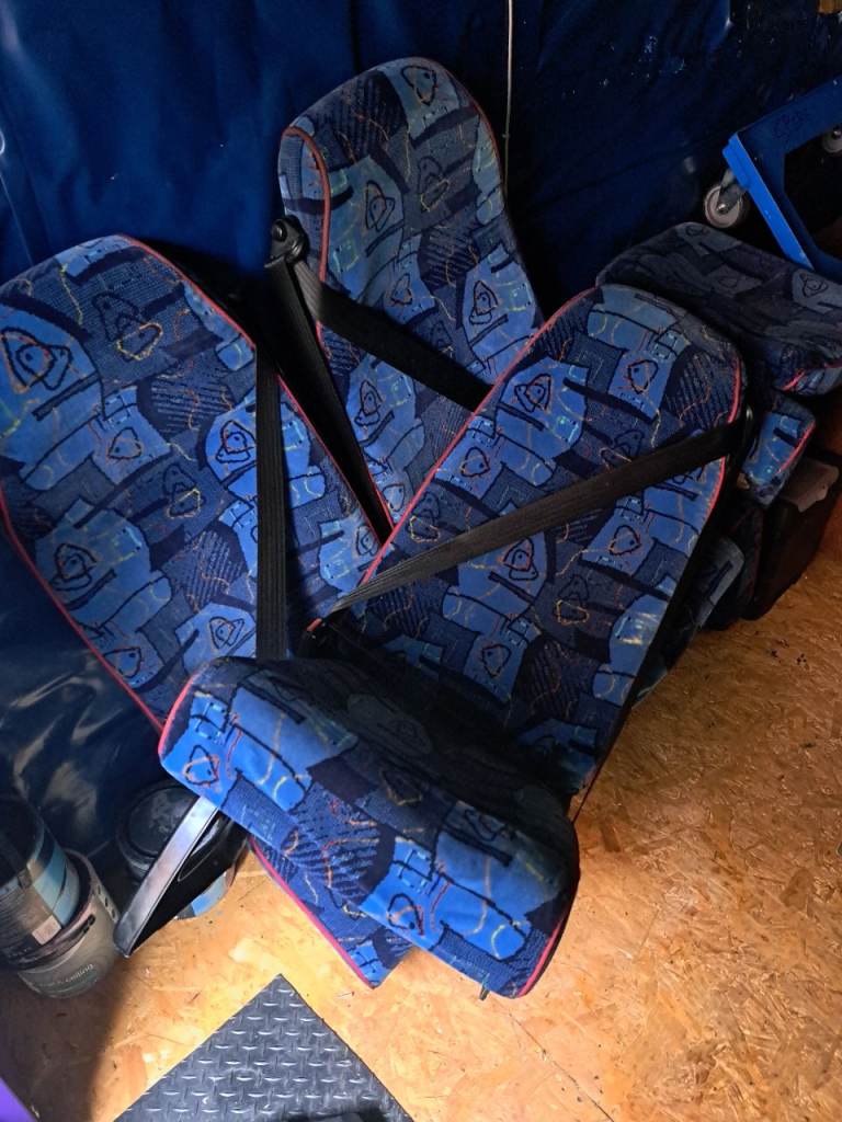3 minibus seats delivery available