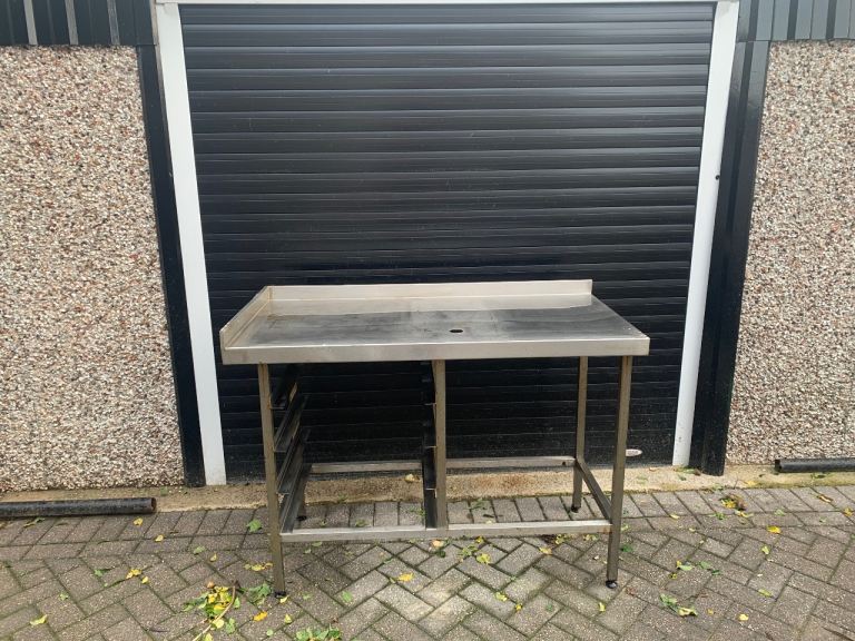 Stainless steel catering table 