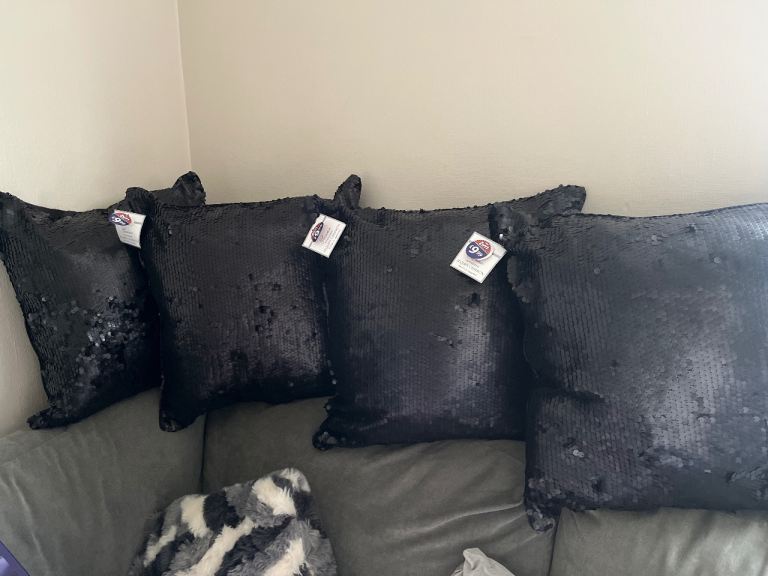 Four brand new cushions