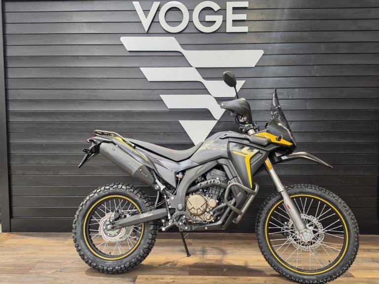 New & Unregistered, 2026 Model VOGE RALLY 300 Adventure Motorcycle Black,