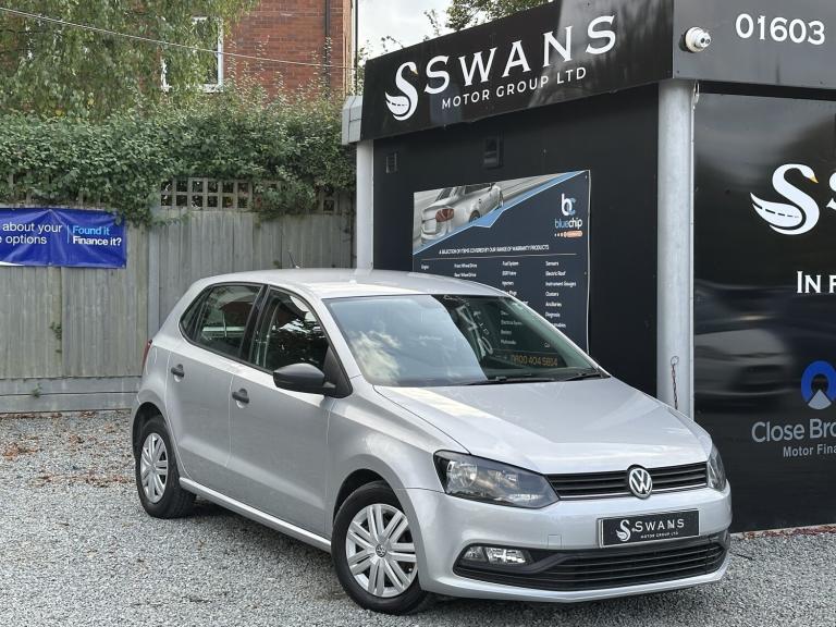 2015 Volkswagen Polo 1.0 BlueMotion Tech S Petrol Manual 5 Door Hatchback Silver