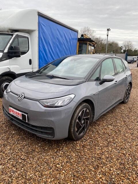 2022 Volkswagen ID.3 110kW Life Pure Performance 45kWh 5dr Auto DAMAGED REPAIRABLE SALVAGE HATCHB...