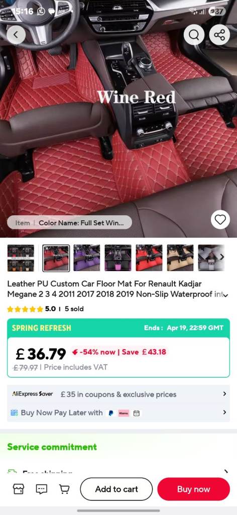 Megane 3 (2008-15) Floor Mats 