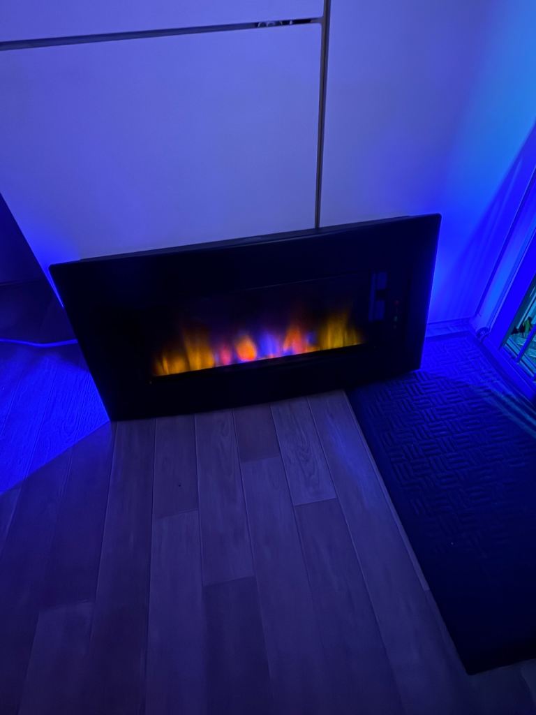 Blyss electric fireplace. 