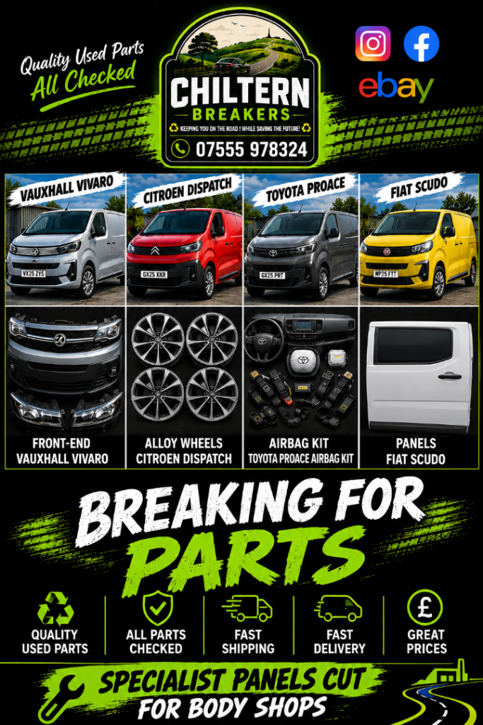 Vauxhall Vivaro   Citroen Dispatch   Toyota Proace   Fiat Scudo Parts 