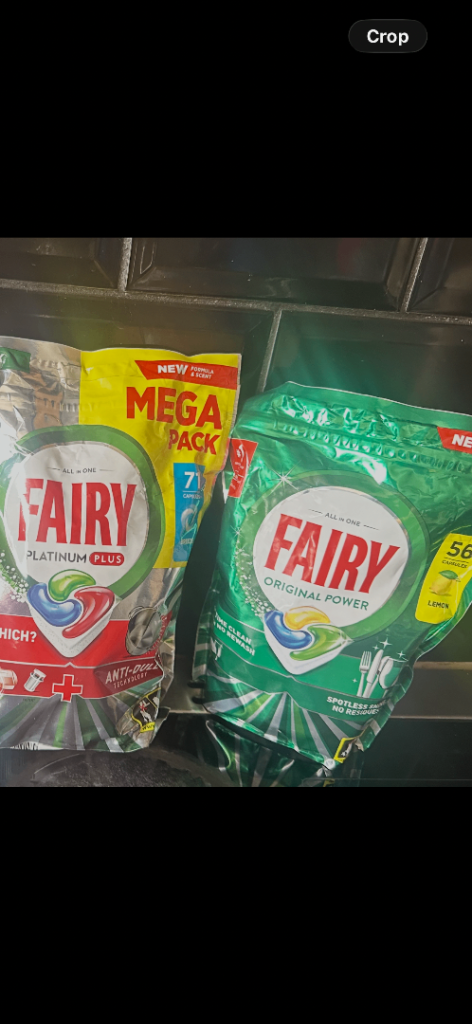 Brand new packs changed brand 