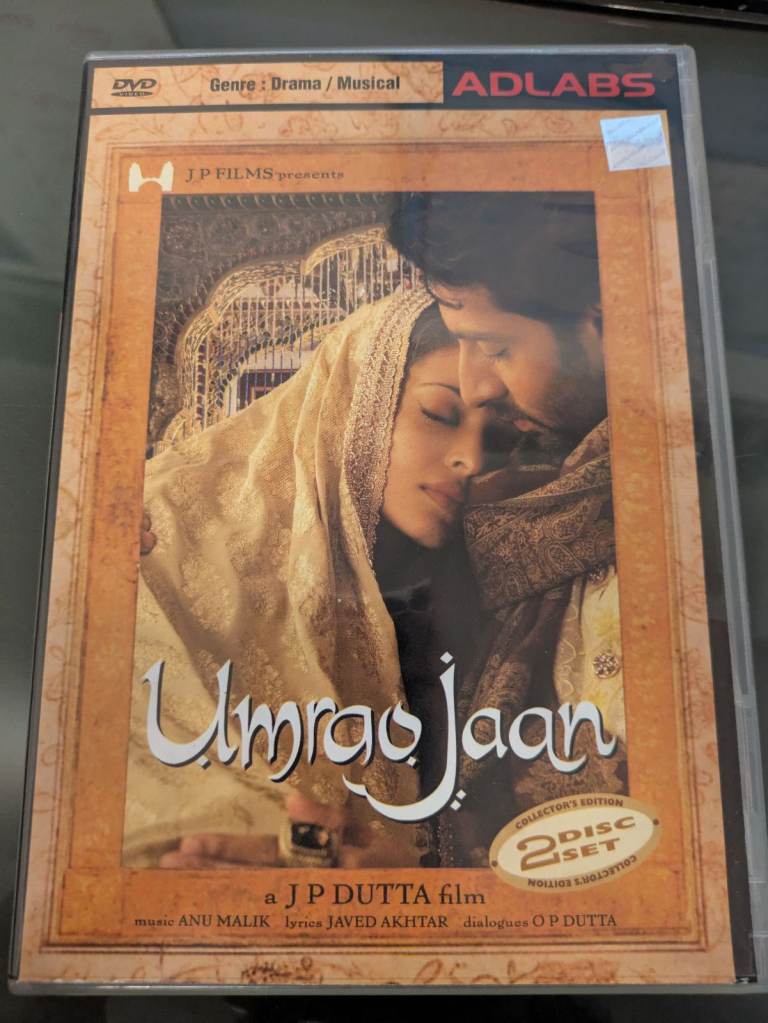 Umrao Jaan Romantic Indian Hindi Asian Bollywood Blockbuster Movie Film 2 DVD