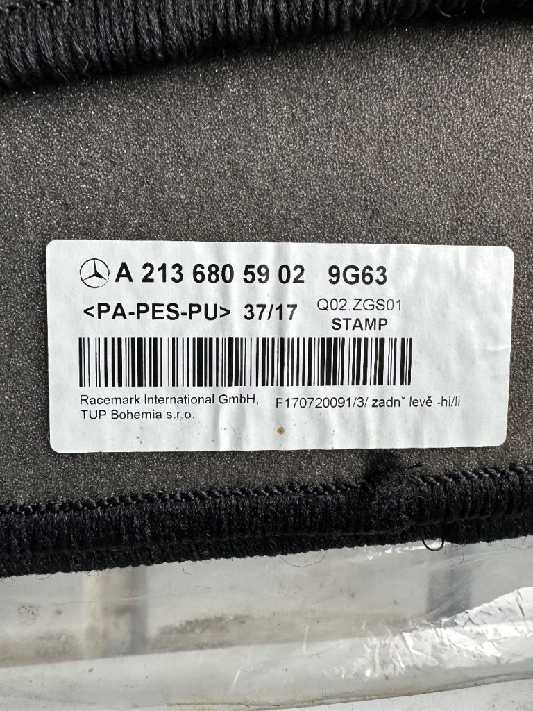 Mercedes e-class mats 