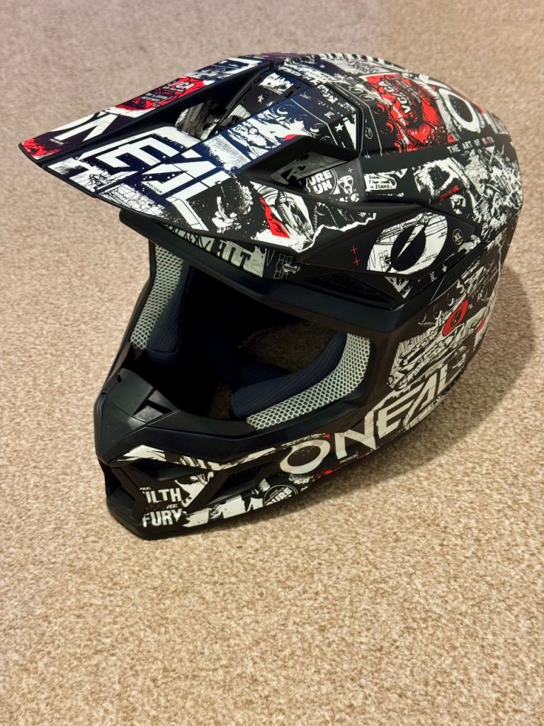 Oneal MX Helmet – Multicoloured, Good Condition