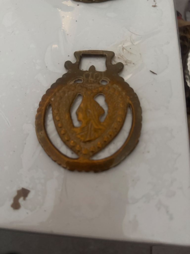 Queen Victoria commemorative horse brass