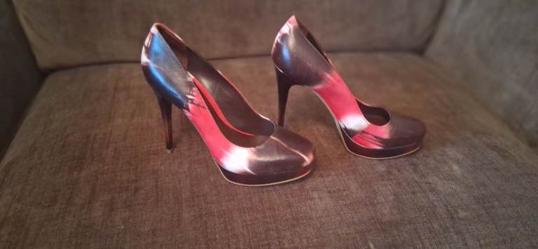 Leather Mulit Coloured High Heels